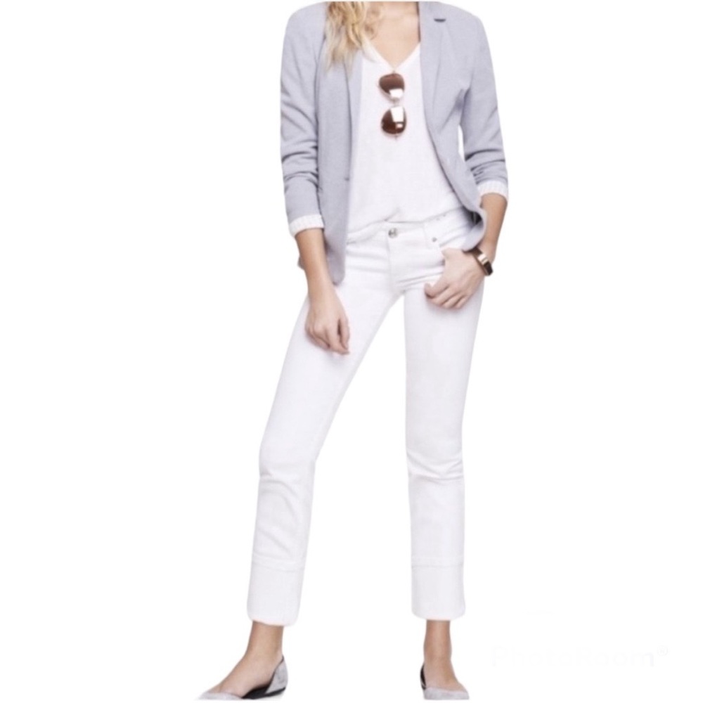 Express White Jeans Cropped Stella Low rise